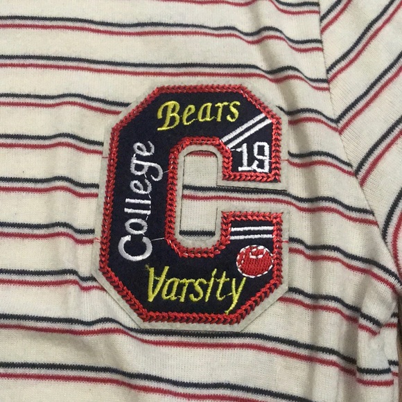 Striped Shirt with Embroidered Patch - Picture 2 of 3
